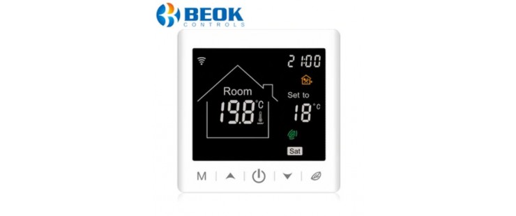 Терморегулатор Beok TR9B за подово отопление
